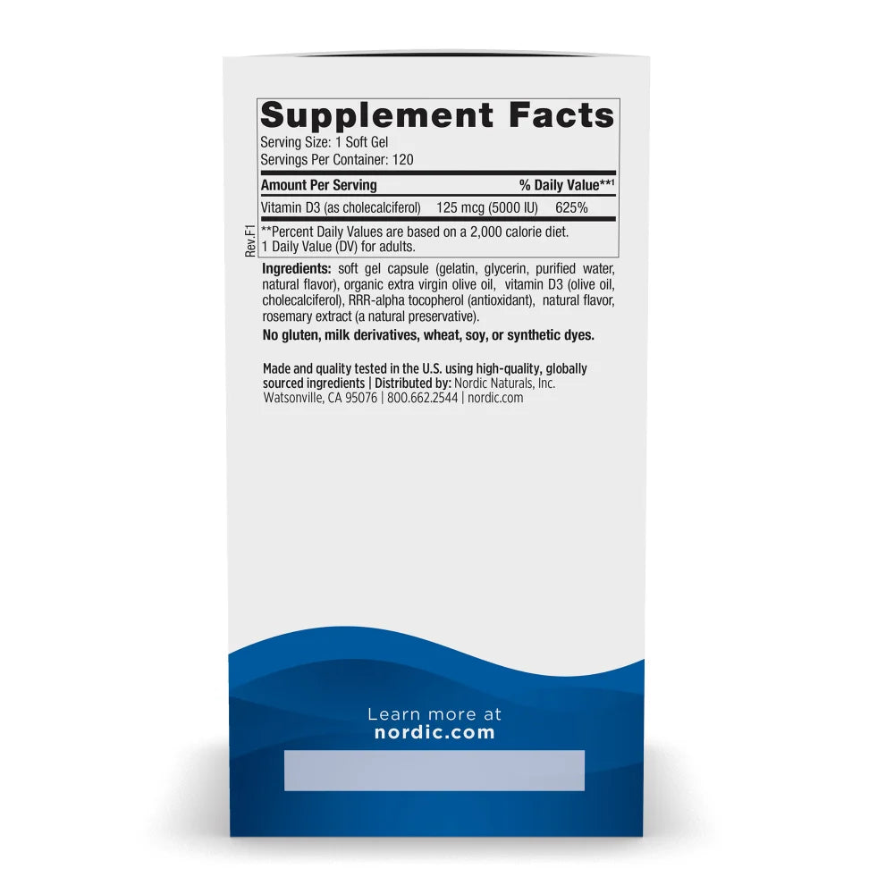 Nordic Naturals- Vitamin D3 5000