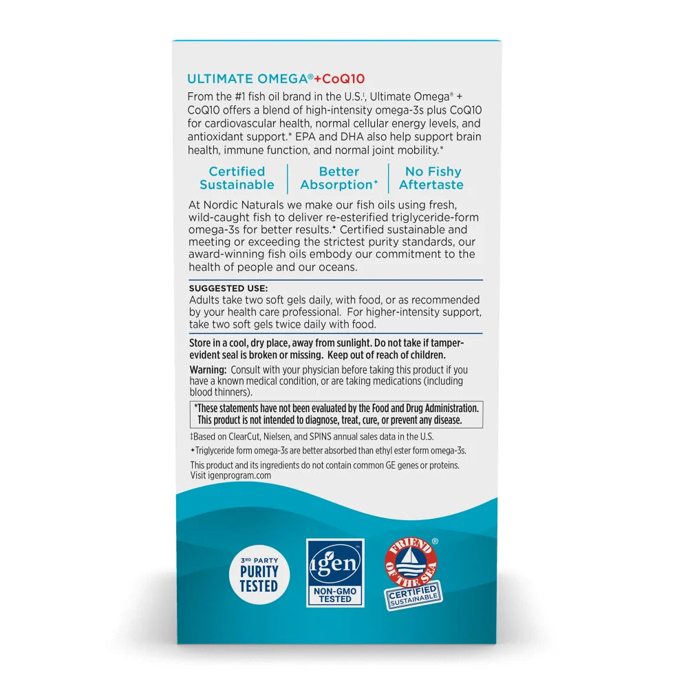 Nordic Naturals- Omega + CoQ10