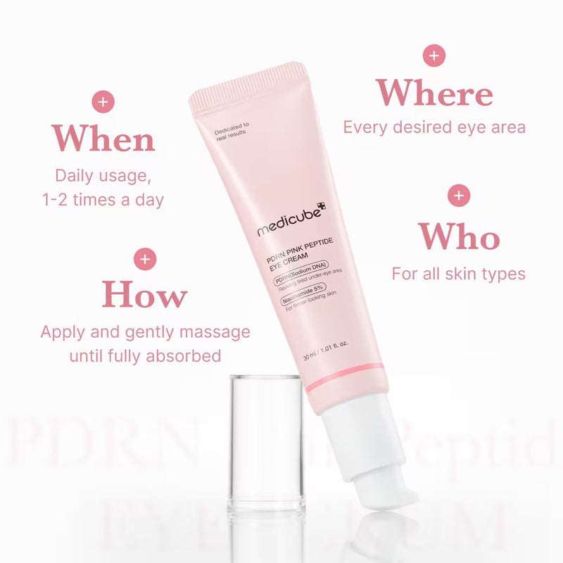 Medicube- PDRN Pink Peptide Eye Cream
