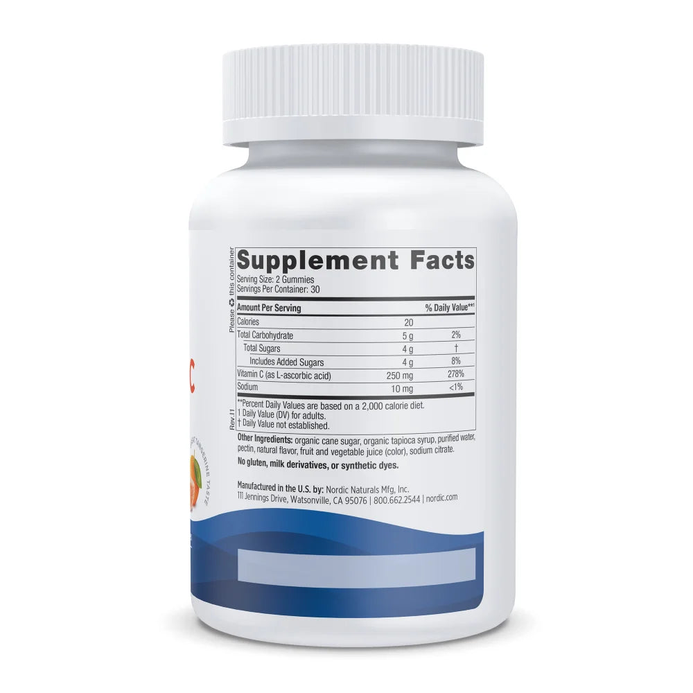Nordic Naturals- Vitamin C Gummies