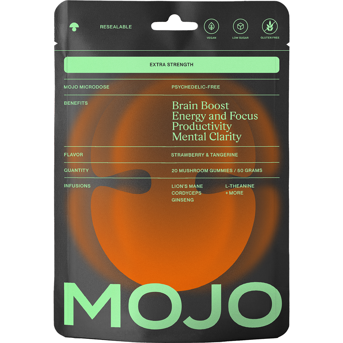 Mojo Gummies- Brain Boost Extra Strength 5pk