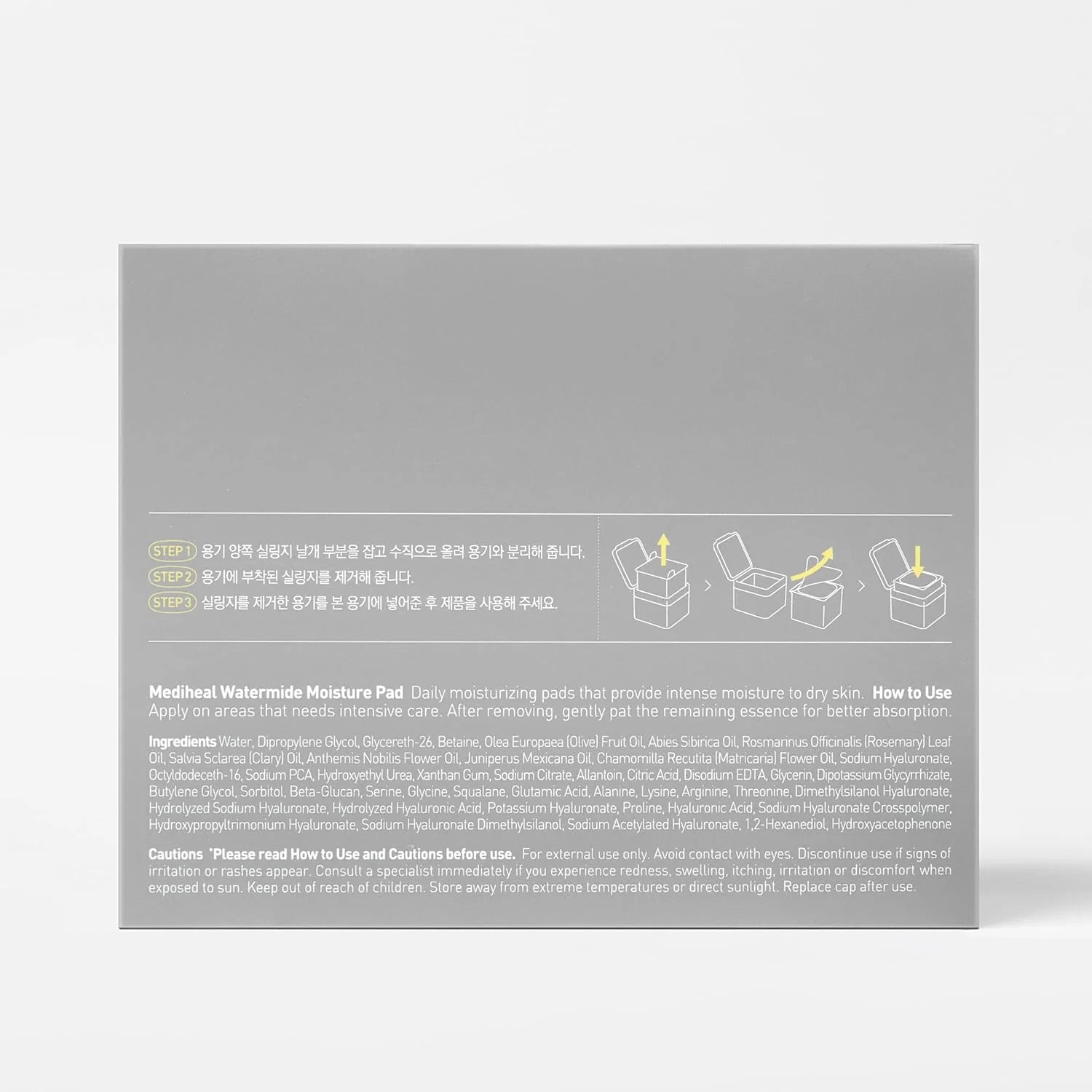 Mediheal Toner/Mask Pads- Hyaluronic