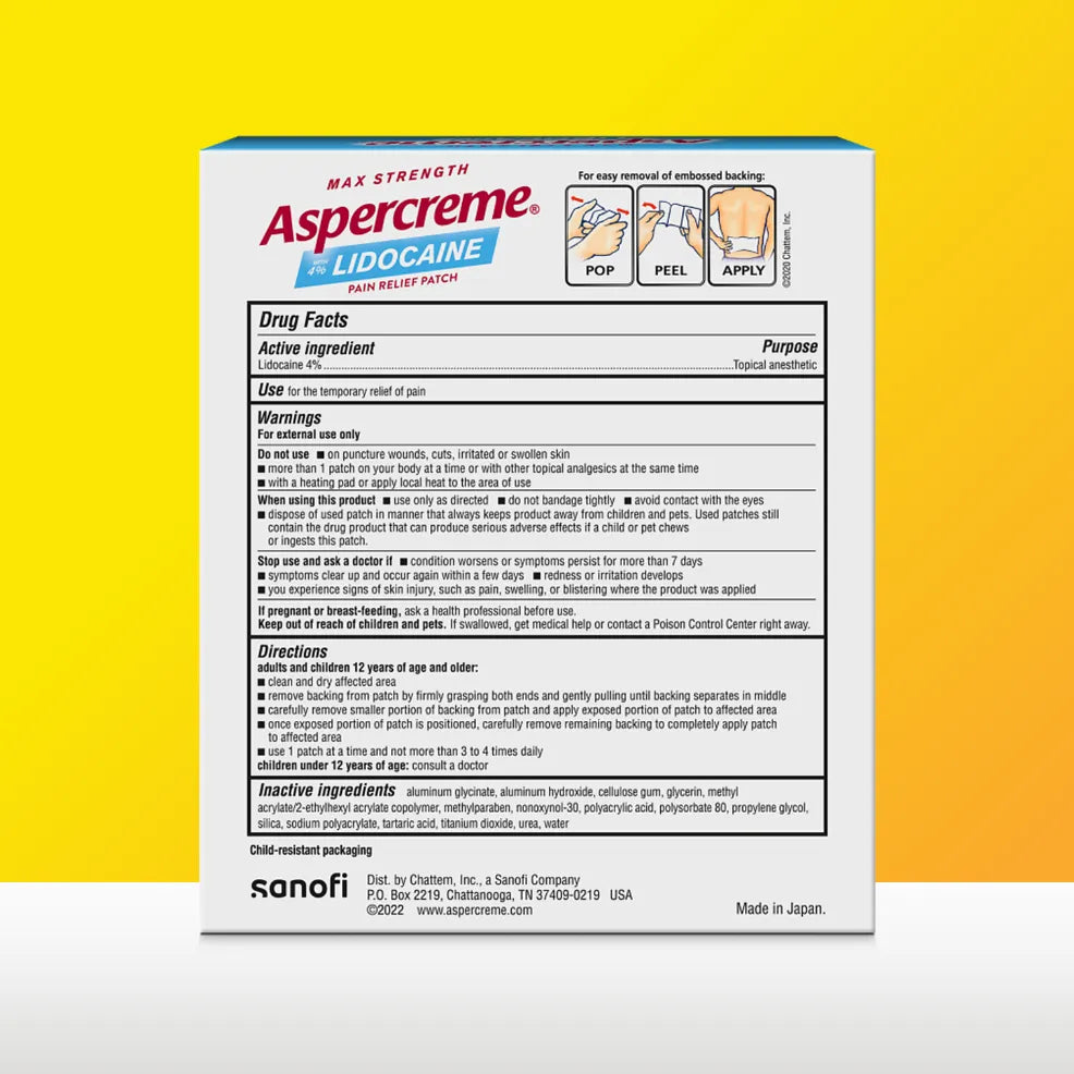 Aspercreme Patch