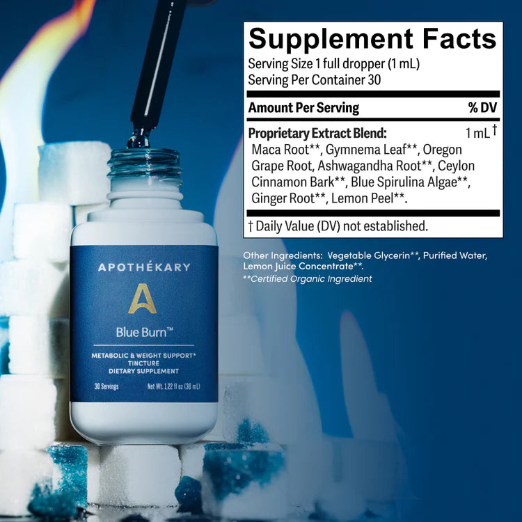 Apothekary Drops- Blue Burn