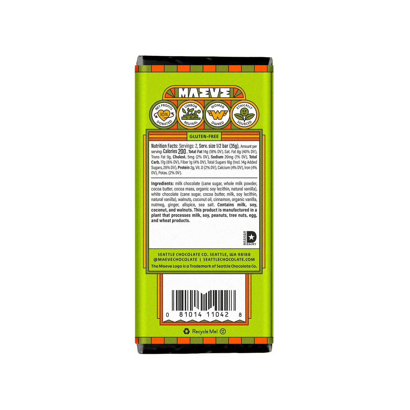 Maeve - 14-Carrot Cake Truffle Bar (2.5oz)