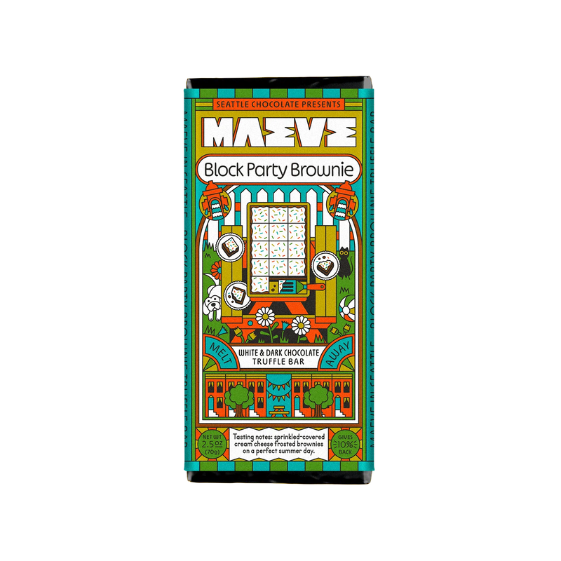 Maeve - Block Party Brownie Truffle Bar (2.5 oz)