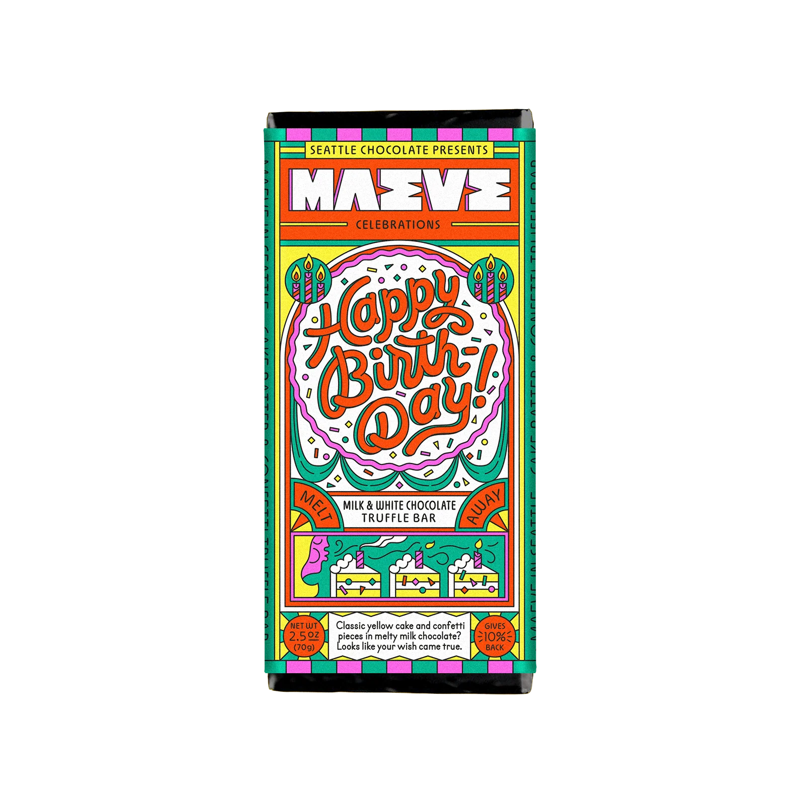Maeve - Happy Birthday Truffle Bar (2.5 oz)
