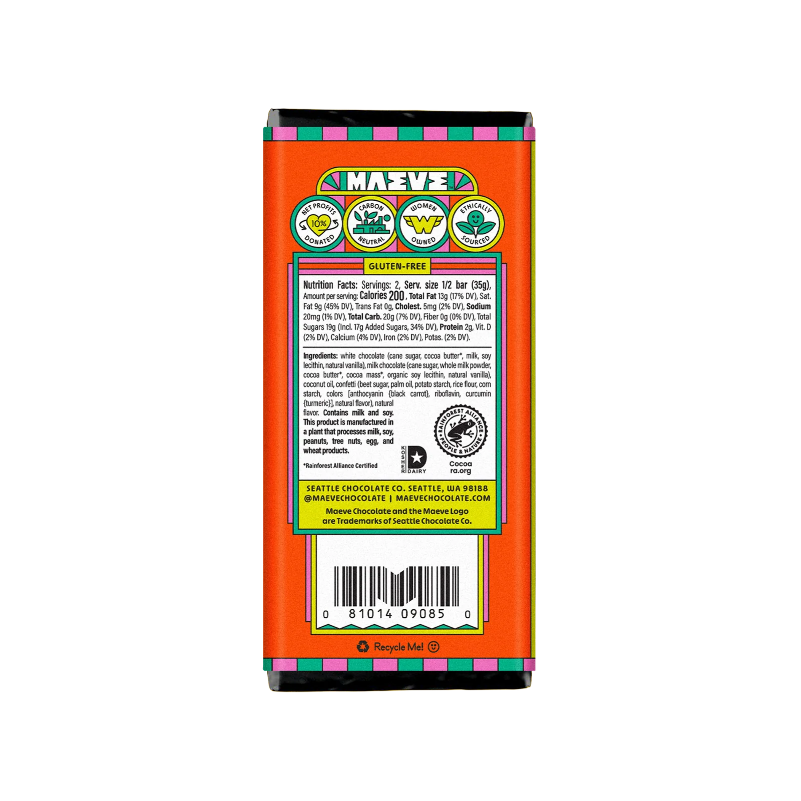Maeve - Happy Birthday Truffle Bar (2.5 oz)