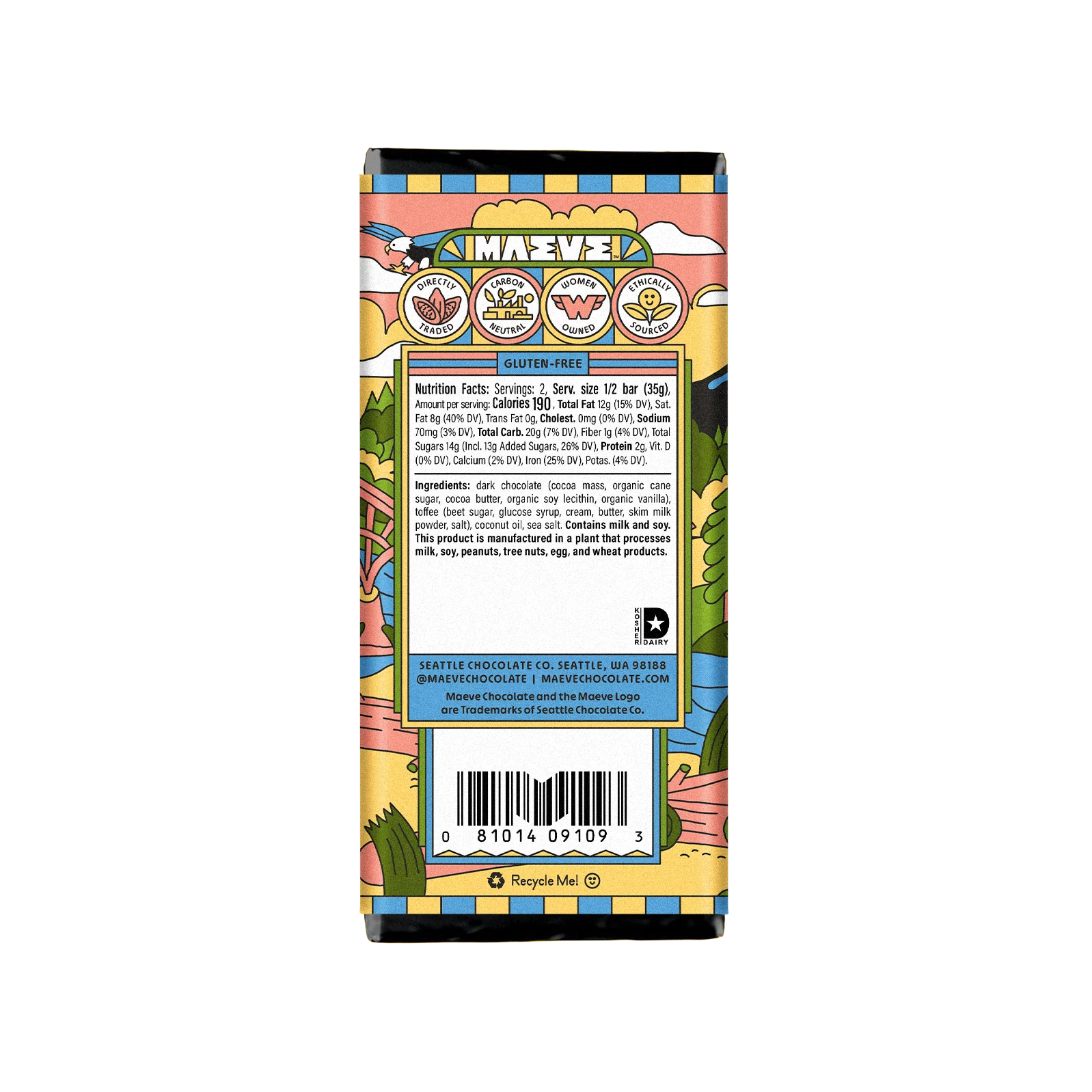 Maeve - Salted Toffee Crackle Truffle Bar (2.5 oz)