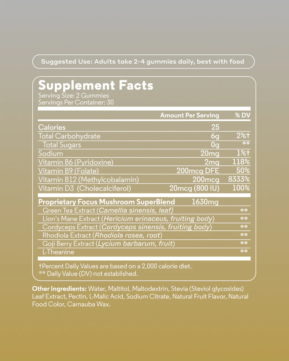 Noon Gummies- Focus
