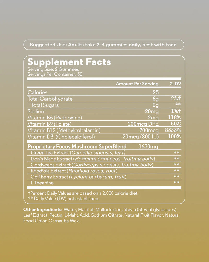 Noon Gummies- Focus