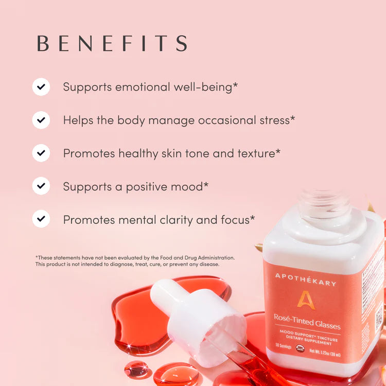 Apothekary Drops- Rose Tinted Glasses
