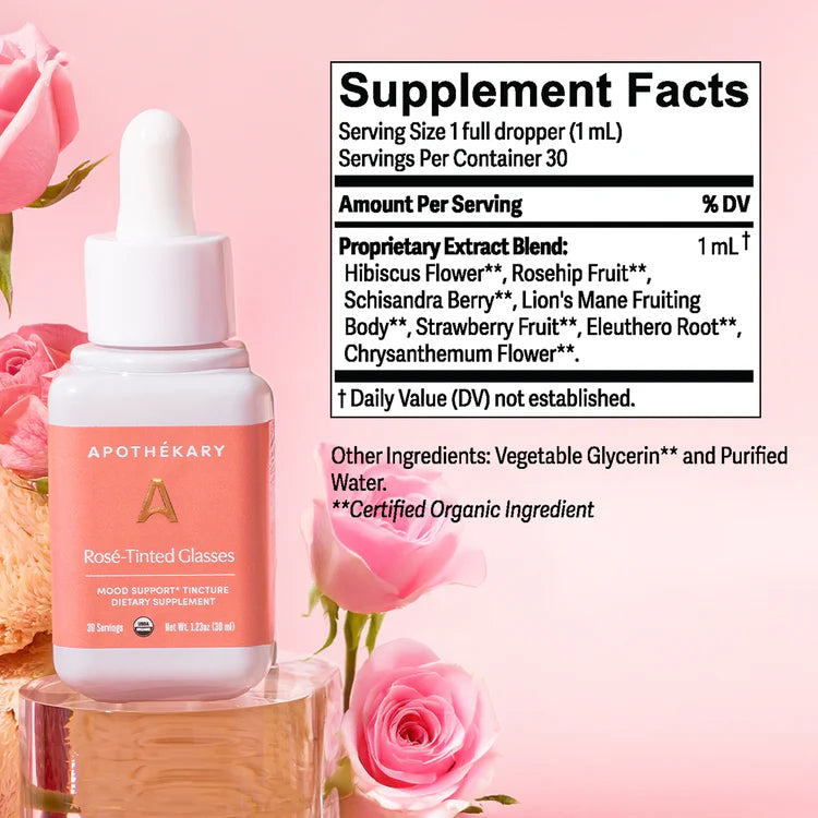 Apothekary Drops- Rose Tinted Glasses