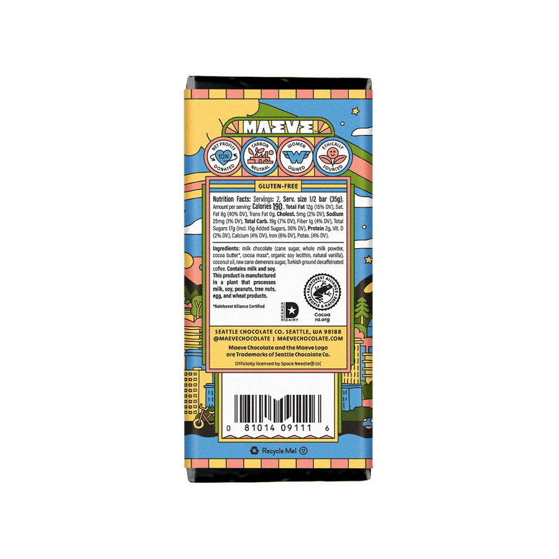 Maeve - Cafe Latte Crunch Truffle Bar (2.5 oz)