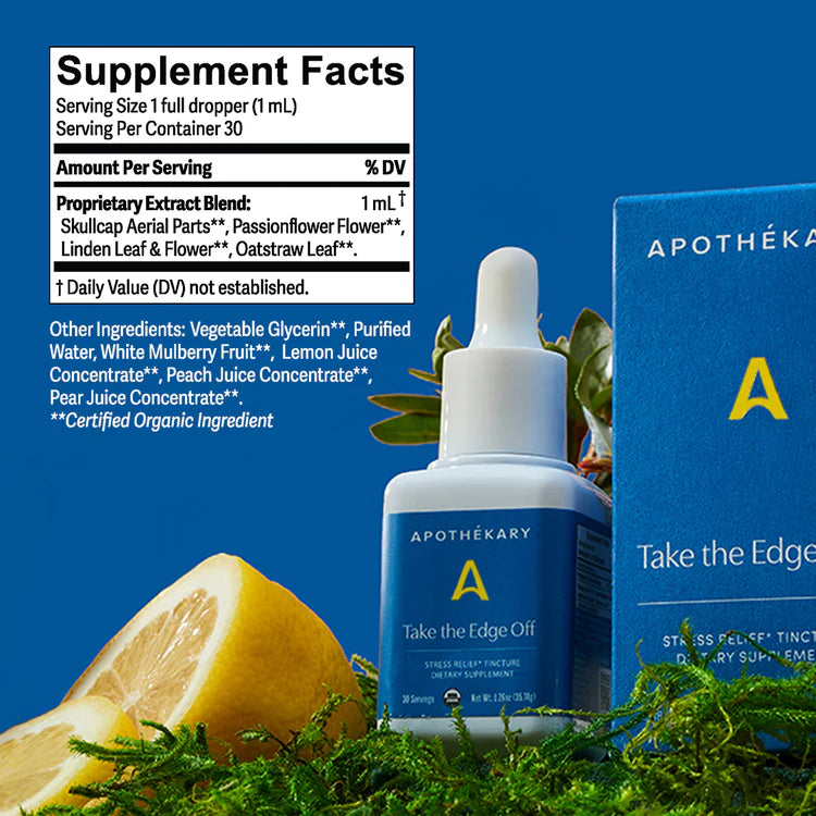 Apothekary Drops- Take the Edge Off
