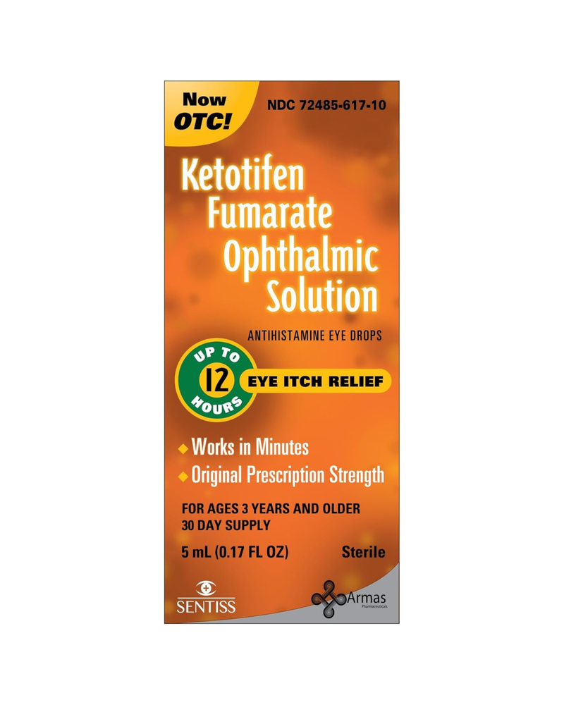 Ketotifen 0.025% Eye Drops 5ml