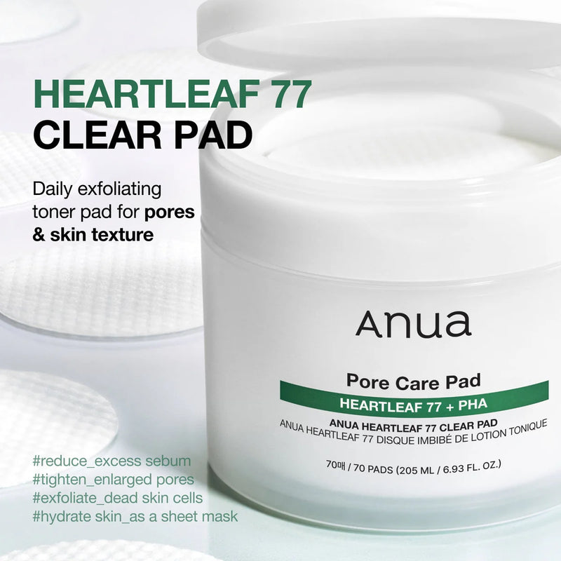 Anua Heartleaf Cleansing Pads