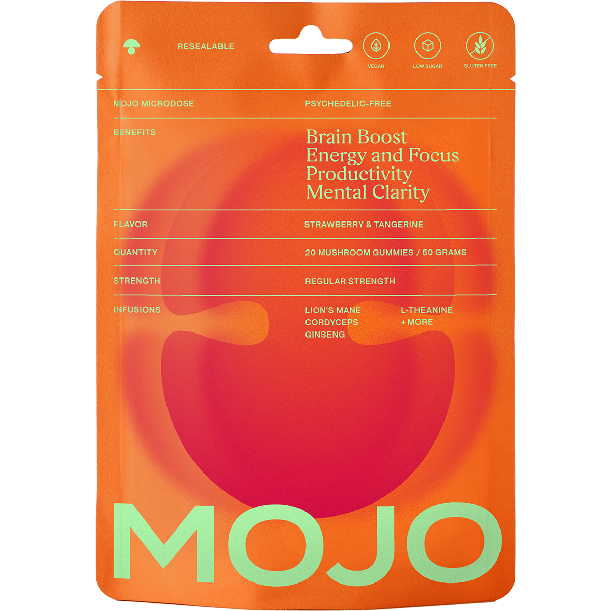 Mojo Gummies- Brain Boost Regular Strength 5pk