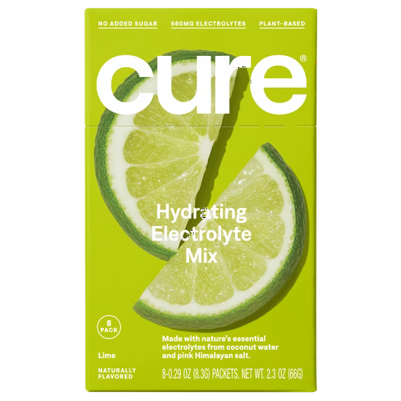 Cure Hydration Electrolyte Drink Mix- Lime