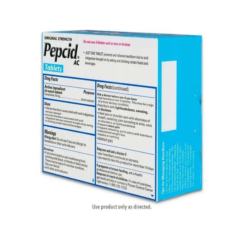 Pepcid 10mg Blister Pack 30ct